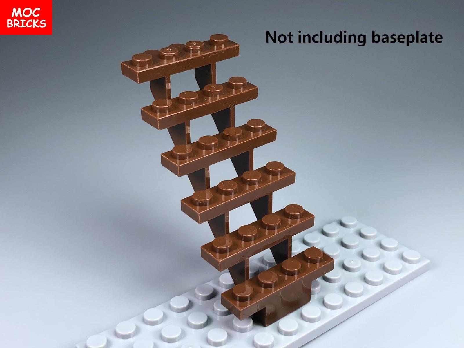 10pcs/lot MOC Bricks Stairs 7 x 4 x 6 Straight Open fit featuring 30134 constructing blocks Dolls Figure toys for children Xmas Presents
10pcs/lot MOC Bricks Stairs 7 x 4 x 6 Straight Open fit featuring 30134 constructing blocks Dolls Figure toys for children Xmas Presents