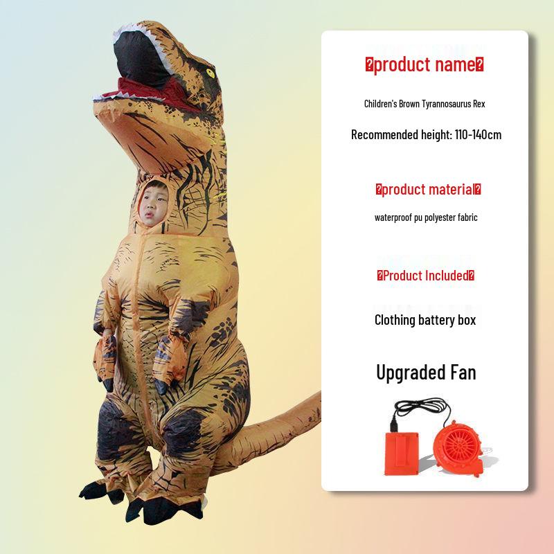 Надувной костюм тираннозавра рекса для взрослых и детей – Забавный костюм талисмана динозавра. Standard
Надувной костюм тираннозавра рекса для взрослых и детей – Забавный костюм талисмана динозавра. Standard