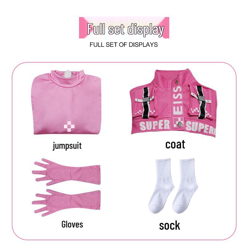 Alice Cos NIKKE: Goddess of Victory Pink Bodysuit Cosplay Jumpsuit Set Medium
Alice Cos NIKKE: Goddess of Victory Pink Bodysuit Cosplay Jumpsuit Set Medium
