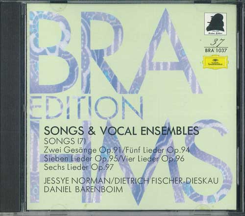 CD ДЖЕССИ НОРМАН - Песни и вокальные ансамбли Песни соч. 91,9 BRA1037 POLYGRAM Япония Классика Б/У
CD ДЖЕССИ НОРМАН - Песни и вокальные ансамбли Песни соч. 91,9 BRA1037 POLYGRAM Япония Классика Б/У