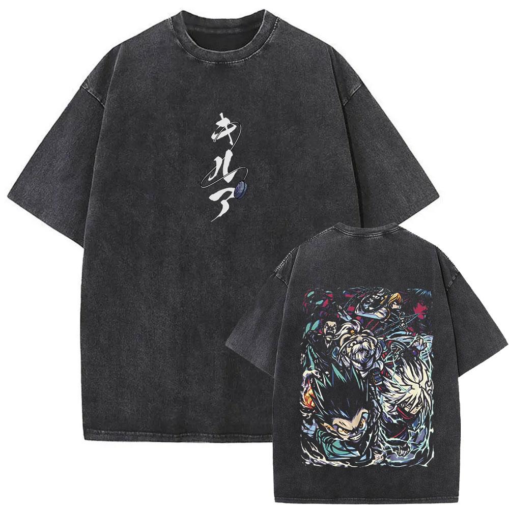 Washed Vintage Anime Hunter X Hunter Gon Freecss Killua Zoldyck Kurapika Graphic Tshirt Men Women Casual Retro Cotton Tshirts S
Washed Vintage Anime Hunter X Hunter Gon Freecss Killua Zoldyck Kurapika Graphic Tshirt Men Women Casual Retro Cotton Tshirts S