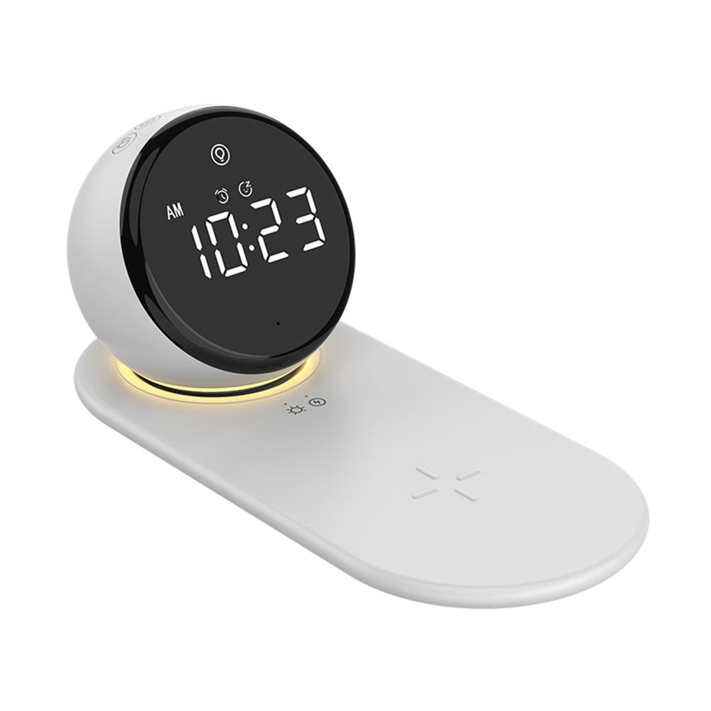 5 in 1 Digital Alarm Clock Bedside Night Light 20 White Noise Sounds Wireless Charger with Snooze Bluetooth-compatible Speaker
5 in 1 Digital Alarm Clock Bedside Night Light 20 White Noise Sounds Wireless Charger with Snooze Bluetooth-compatible Speaker