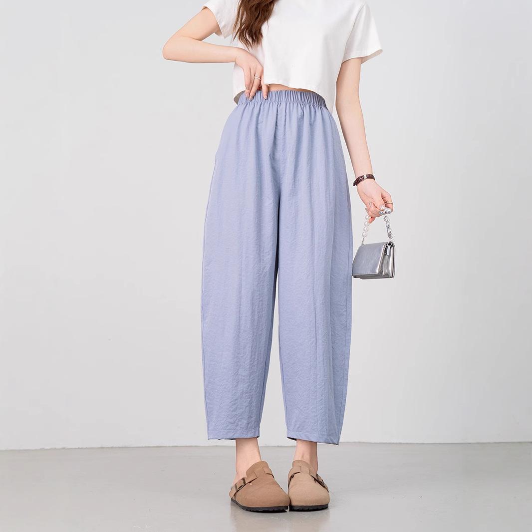 Summer High-Waist Slimming Harem Pants: Fashionable, Lightweight, Loose-Fit Large озеро синий
Summer High-Waist Slimming Harem Pants: Fashionable, Lightweight, Loose-Fit Large озеро синий