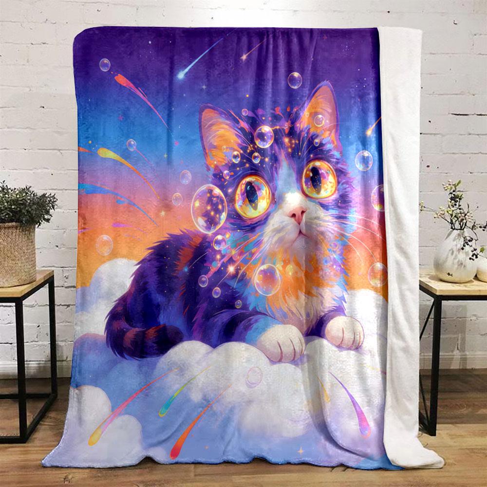 Close-up of A Kitten s Face in A Dreamy Purple Setting Print Warm Comfortable Blanket Home Travel Camping for Adults and Kids 75x90cm
Close-up of A Kitten s Face in A Dreamy Purple Setting Print Warm Comfortable Blanket Home Travel Camping for Adults and Kids 75x90cm