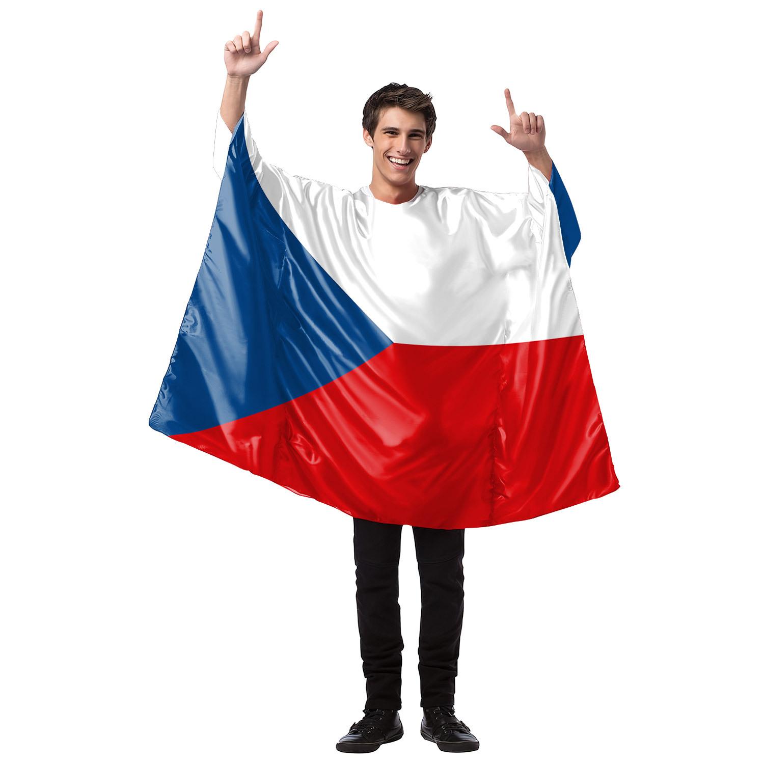 Костюм з принтом прапора Масляного вівторка, дорослі Czech-Size M білий
Костюм з принтом прапора Масляного вівторка, дорослі Czech-Size M білий