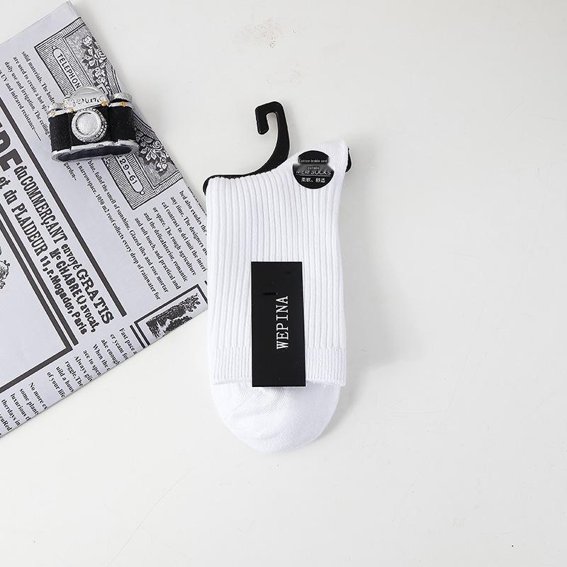 Мужские хлопковые носки до середины икры с защитой от запаха - Двойная игла, Деловой стиль, Подходят для весны и осени. 38-44 Pure Cotton/Hand-sewn/Anti-pilling
Мужские хлопковые носки до середины икры с защитой от запаха - Двойная игла, Деловой стиль, Подходят для весны и осени. 38-44 Pure Cotton/Hand-sewn/Anti-pilling