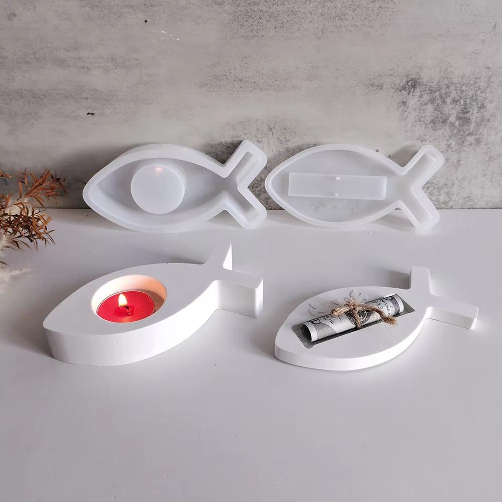 Decorative Fish Tea Lamp Silicone Mold Handmade Fish Candlestick Holder Candle Tool Style 1
Decorative Fish Tea Lamp Silicone Mold Handmade Fish Candlestick Holder Candle Tool Style 1