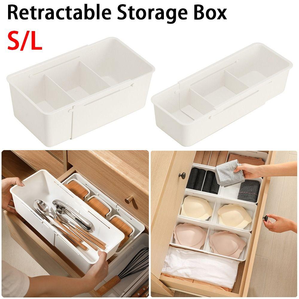 Large Capacity Retractable Storage Box Cosmetics Box for Stationery Medicine Sundries Separation Narrow
Large Capacity Retractable Storage Box Cosmetics Box for Stationery Medicine Sundries Separation Narrow