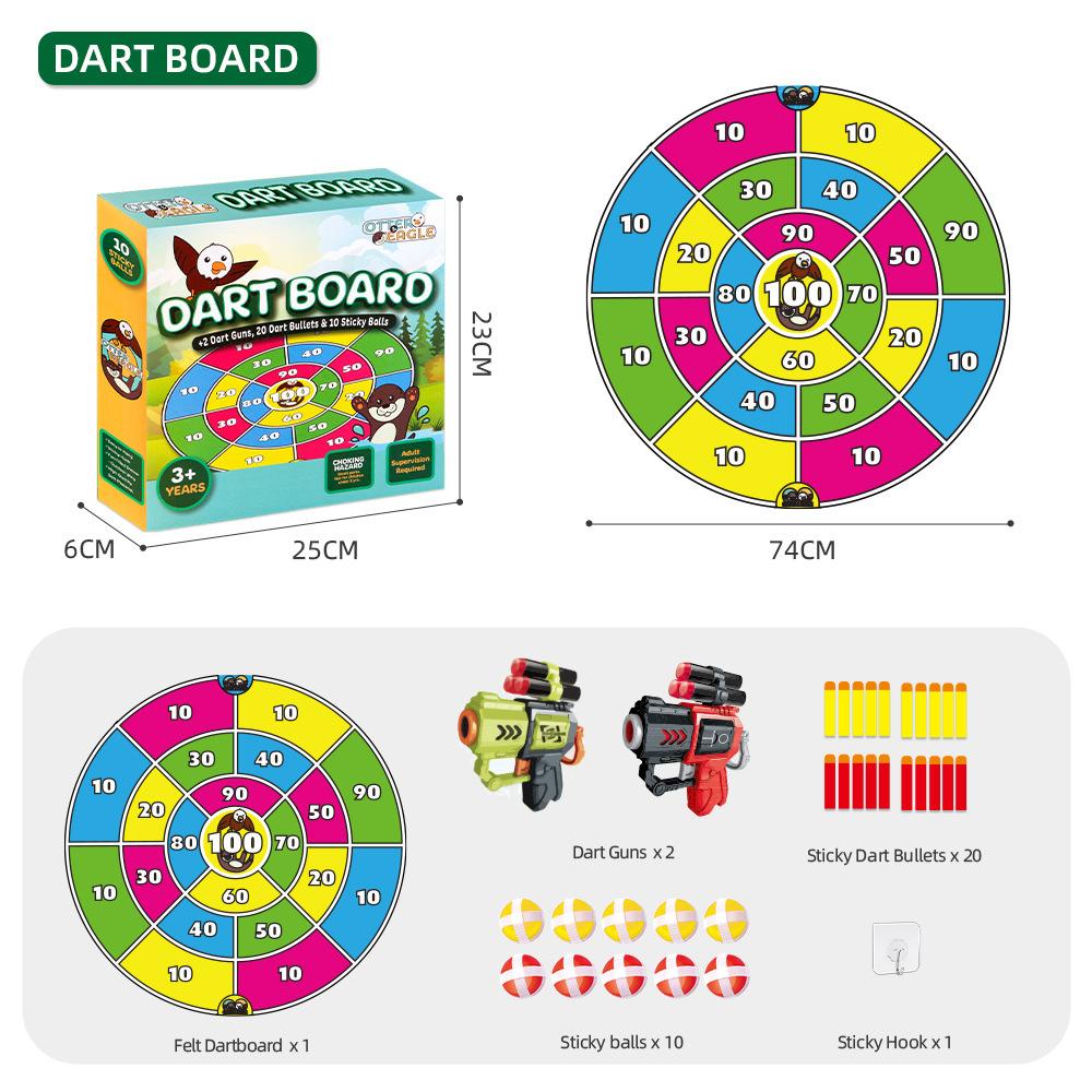 Кемпинговая игрушка для детей, родитель-ребенок, игра-метание липкого мяча, мишень для игры в открытый мешок с песком, игрушка-костюм Soft bullet shooting