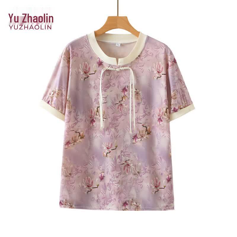 YUZHAOLIN Mid-Aged Women s Summer Chinese Style Print Short-Sleeve T-Shirt 3XL
YUZHAOLIN Mid-Aged Women s Summer Chinese Style Print Short-Sleeve T-Shirt 3XL
