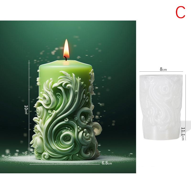 Снежинка резная цилиндрическая силиконовая форма для свечей волнообразный спиральный узор круглая колонна мыло смоляная форма шоколадная сосулька художественный декор
Снежинка резная цилиндрическая силиконовая форма для свечей волнообразный спиральный узор круглая колонна мыло смоляная форма шоколадная сосулька художественный декор