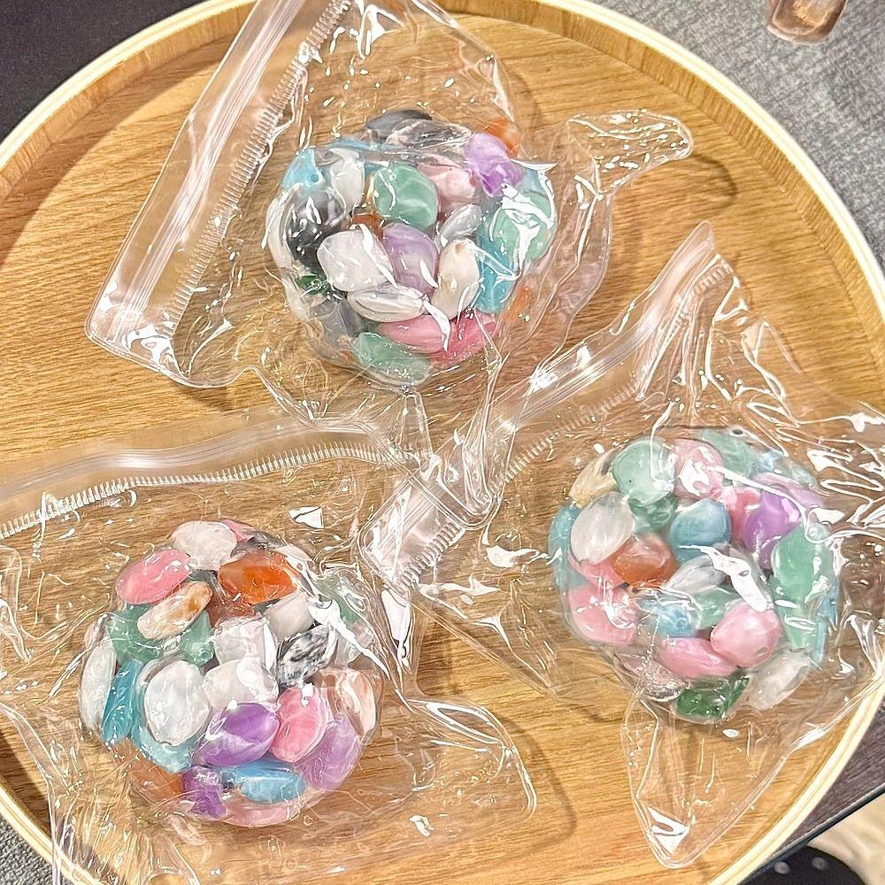 Colorful Glazed Stone Slow Rising Sticky Pearl Pearl Disk String Pearls Squeeze Toy Children style B
Colorful Glazed Stone Slow Rising Sticky Pearl Pearl Disk String Pearls Squeeze Toy Children style B