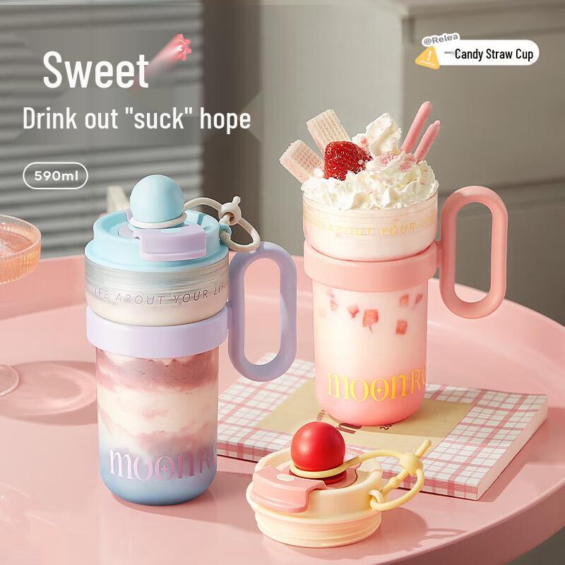 RELEA Women s Large Capacity Straw Cup
RELEA Women s Large Capacity Straw Cup