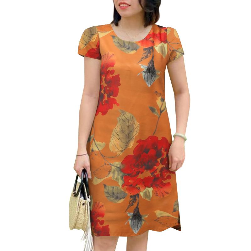 ZANZEA Женское летнее повседневное платье с короткими рукавами и цветочным принтом 3XL оранжевый
ZANZEA Женское летнее повседневное платье с короткими рукавами и цветочным принтом 3XL оранжевый