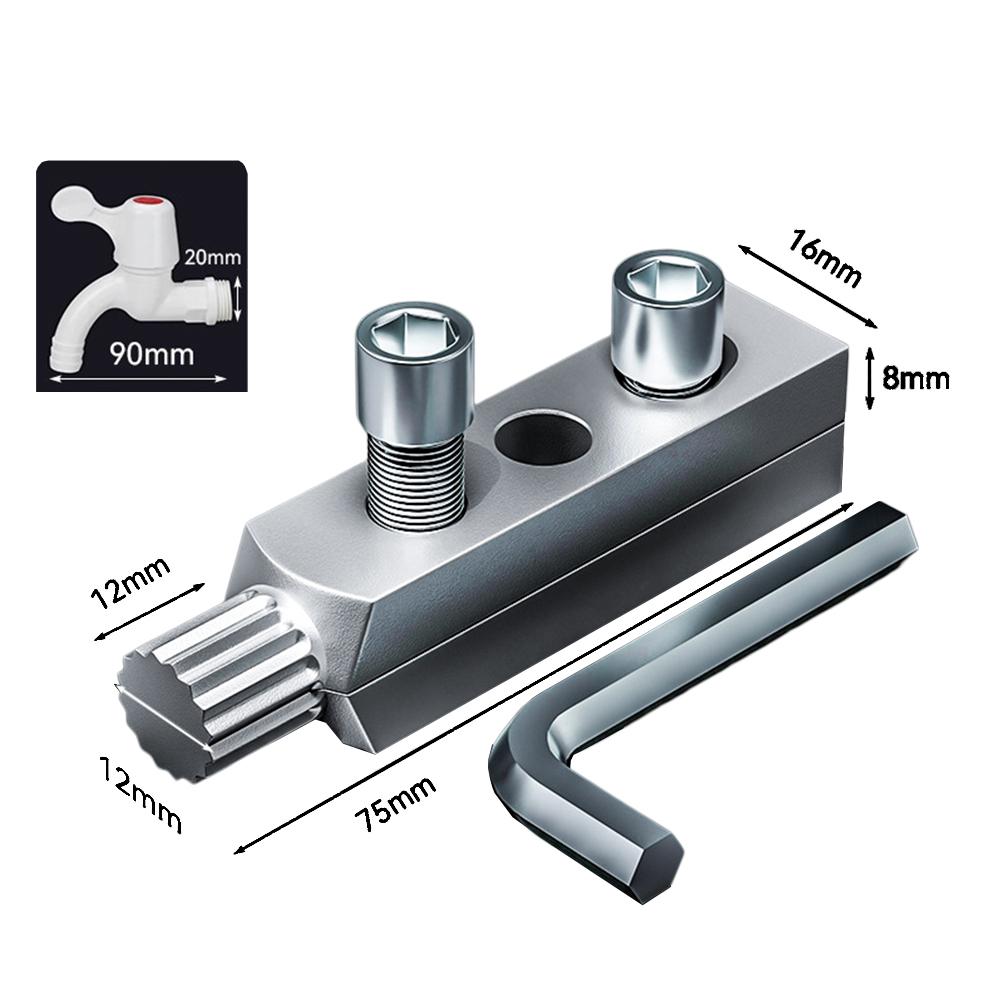 Multi Functional Plumbing Tool for 1/2 inch and 3/4 inch Pipes with Dual Head Threader and Angle Valve Extractor
Multi Functional Plumbing Tool for 1/2 inch and 3/4 inch Pipes with Dual Head Threader and Angle Valve Extractor