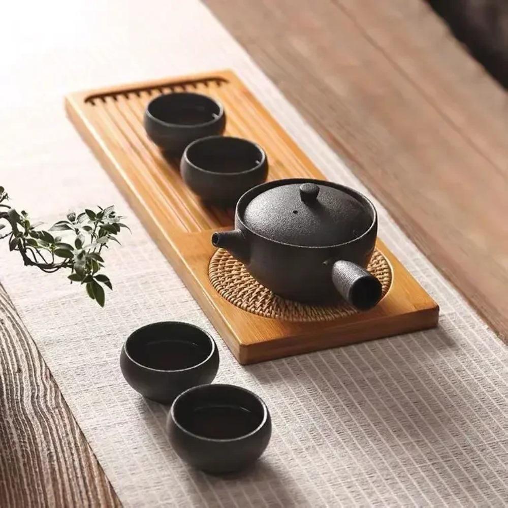 Bamboo Wood Tea Tray, Tea Plate Accessories, Saucer Rattan Mat, Rectangle Serving Table Plate, Storage Dish for Hotel Gongfu Tea
Bamboo Wood Tea Tray, Tea Plate Accessories, Saucer Rattan Mat, Rectangle Serving Table Plate, Storage Dish for Hotel Gongfu Tea