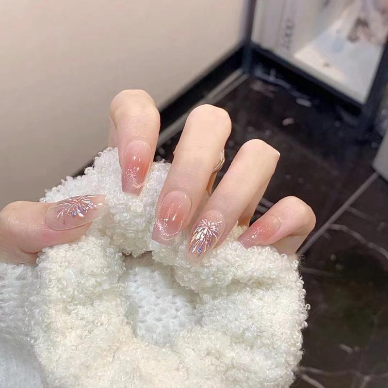 Handmade Blush Nude Aurora Fireworks Wearable Nail Art Patches Medium
Handmade Blush Nude Aurora Fireworks Wearable Nail Art Patches Medium