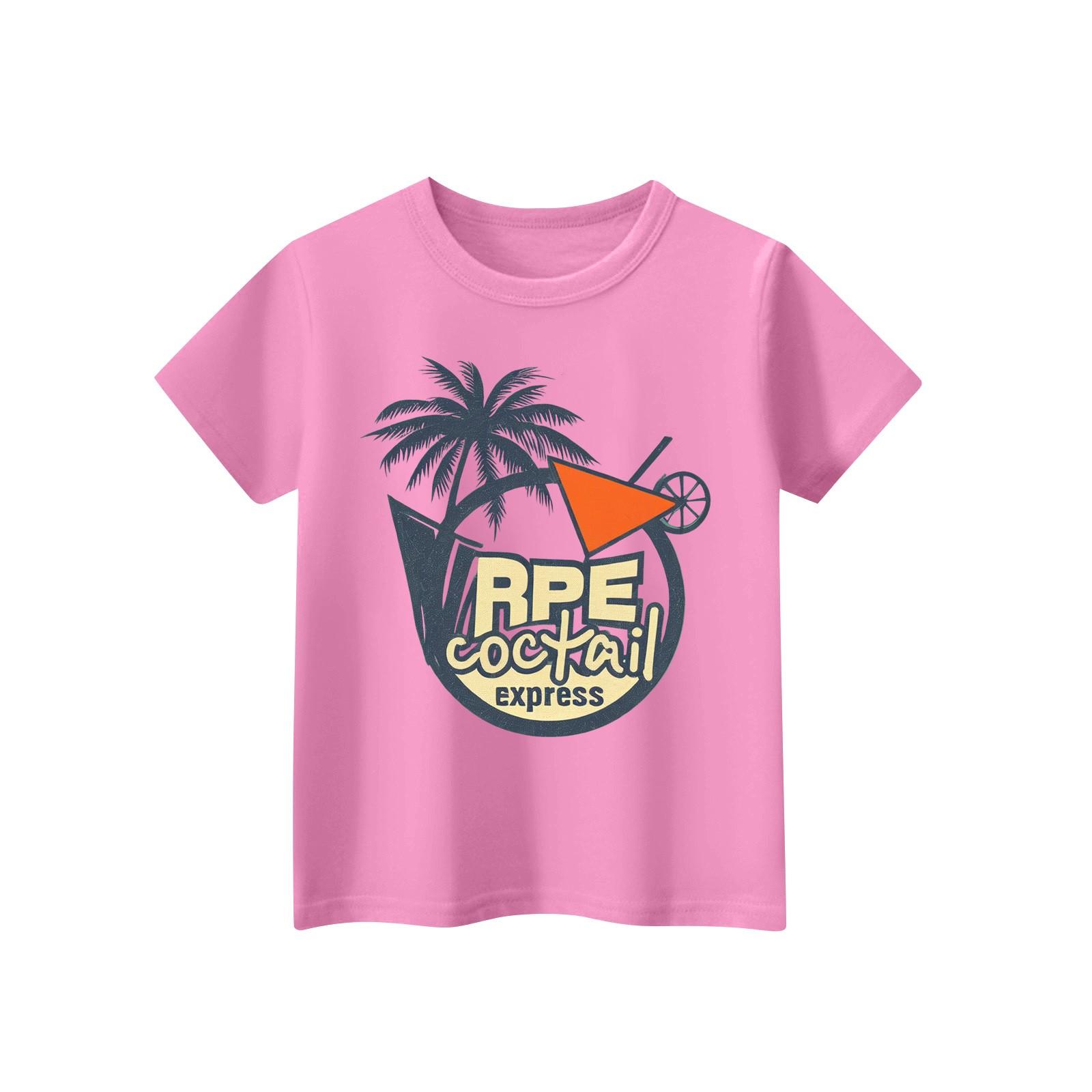 Children s Short Sleeve Neck T-Shirt Animal Print Daily Casual Top 100 рожевий
Children s Short Sleeve Neck T-Shirt Animal Print Daily Casual Top 100 рожевий