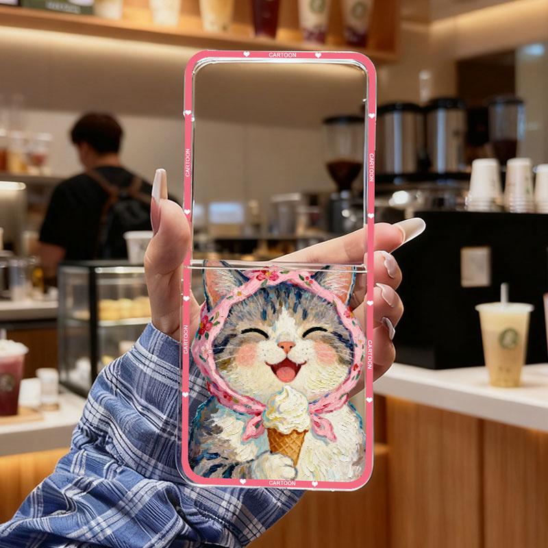 INS Корея Мультяшный Кот Чехол для Телефона для Samsung Galaxy Z Flip 6 ZFlip5 Жесткая Складная Крышка для Samsung ZFlip 4 3 7 Оболочка Fundas Galaxy ZFlip 3
INS Корея Мультяшный Кот Чехол для Телефона для Samsung Galaxy Z Flip 6 ZFlip5 Жесткая Складная Крышка для Samsung ZFlip 4 3 7 Оболочка Fundas Galaxy ZFlip 3