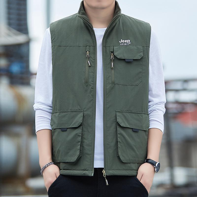 2025 Men s Double-Sided Fleece Vest: Autumn/Winter Outdoor Casual Jacket, Thickened for Warmth L армія зелений колір
2025 Men s Double-Sided Fleece Vest: Autumn/Winter Outdoor Casual Jacket, Thickened for Warmth L армія зелений колір