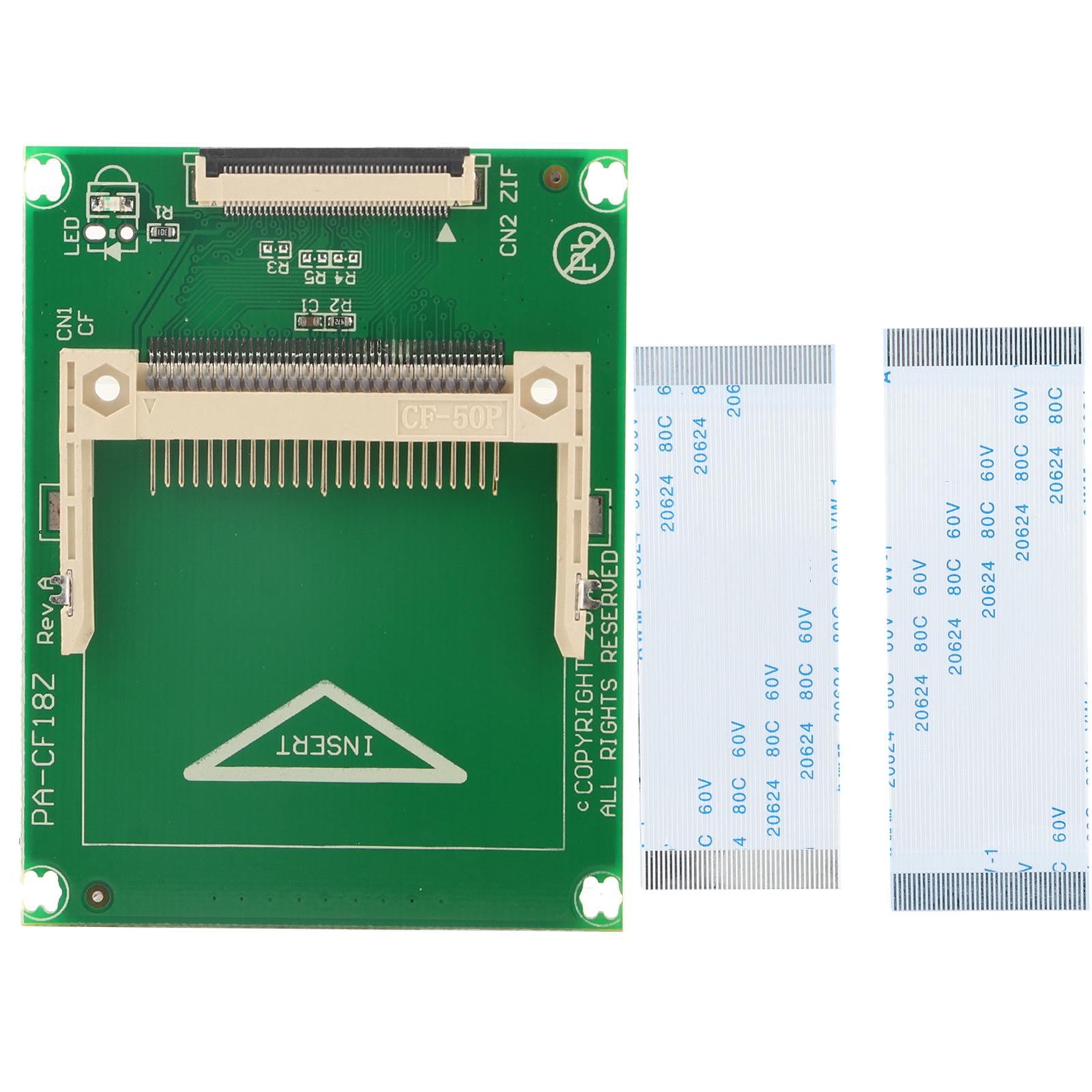 1.8‑inch 50‑Pin Compact Flash CF Memory Card to ZIFCE Adapter SSD HDD Adapter Card
1.8‑inch 50‑Pin Compact Flash CF Memory Card to ZIFCE Adapter SSD HDD Adapter Card