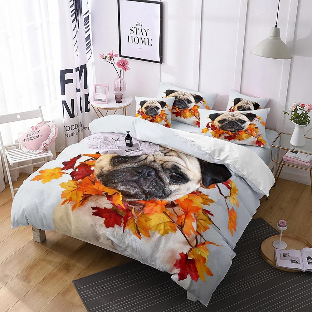 SkinFriendly Comfortable Comforter Yellow Maple Leaf French Bulldog Polyester Bedroom With Pillowcases Lovely Pet Dog Bed Sets For Girl Boy Teen Comforter (quilt)-EU Single(135*200cm)3pcs
SkinFriendly Comfortable Comforter Yellow Maple Leaf French Bulldog Polyester Bedroom With Pillowcases Lovely Pet Dog Bed Sets For Girl Boy Teen Comforter (quilt)-EU Single(135*200cm)3pcs