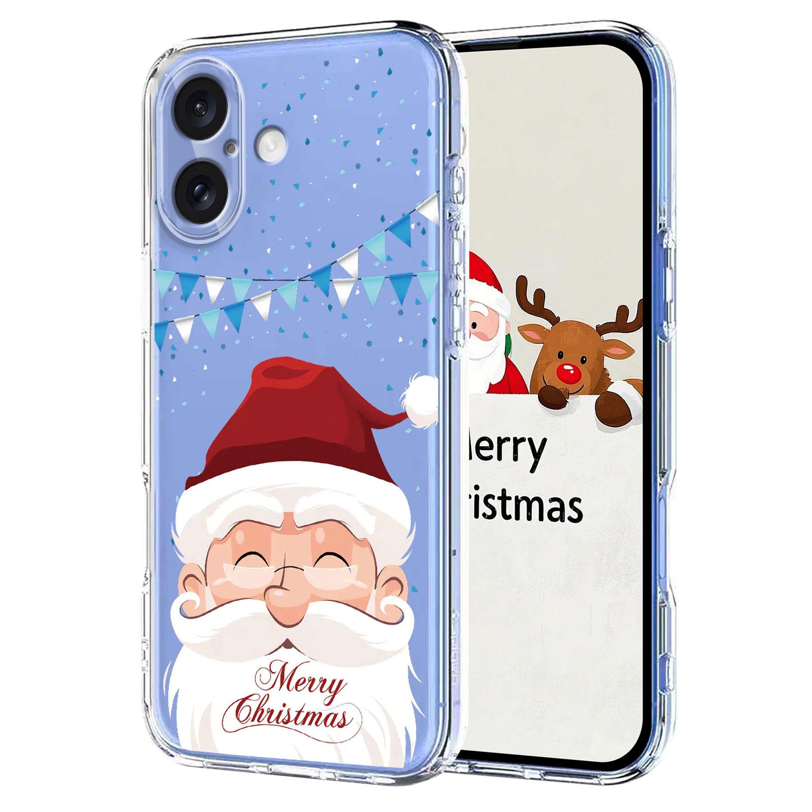 For iPhone 17 Case Christmas Themed Pattern Printing TPU Phone Back Cover Santa Claus
For iPhone 17 Case Christmas Themed Pattern Printing TPU Phone Back Cover Santa Claus