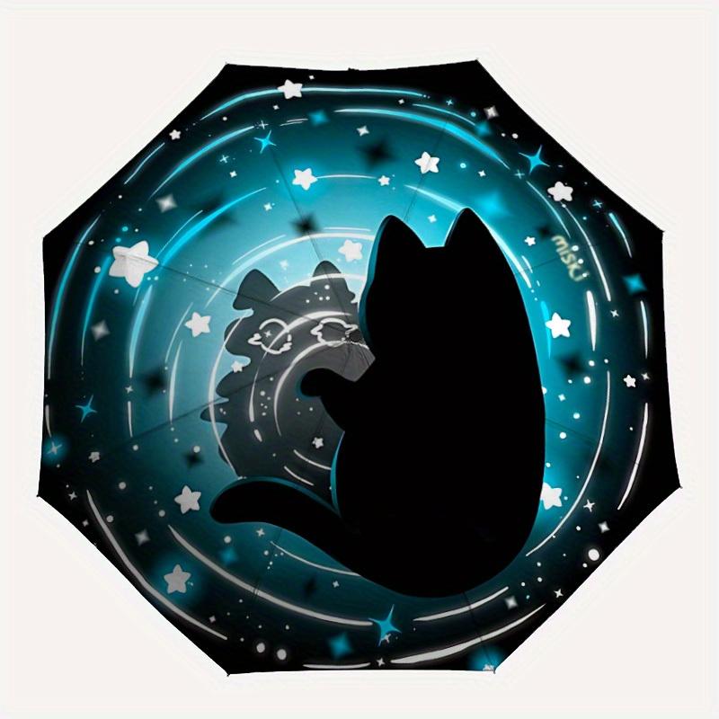 1pc Cat silhouetteAutomatic Open/close, All-Season Portable Folding Umbrella for Friends, Travel, Everyday, Events - Compact Parasol, Outdoo
1pc Cat silhouetteAutomatic Open/close, All-Season Portable Folding Umbrella for Friends, Travel, Everyday, Events - Compact Parasol, Outdoo