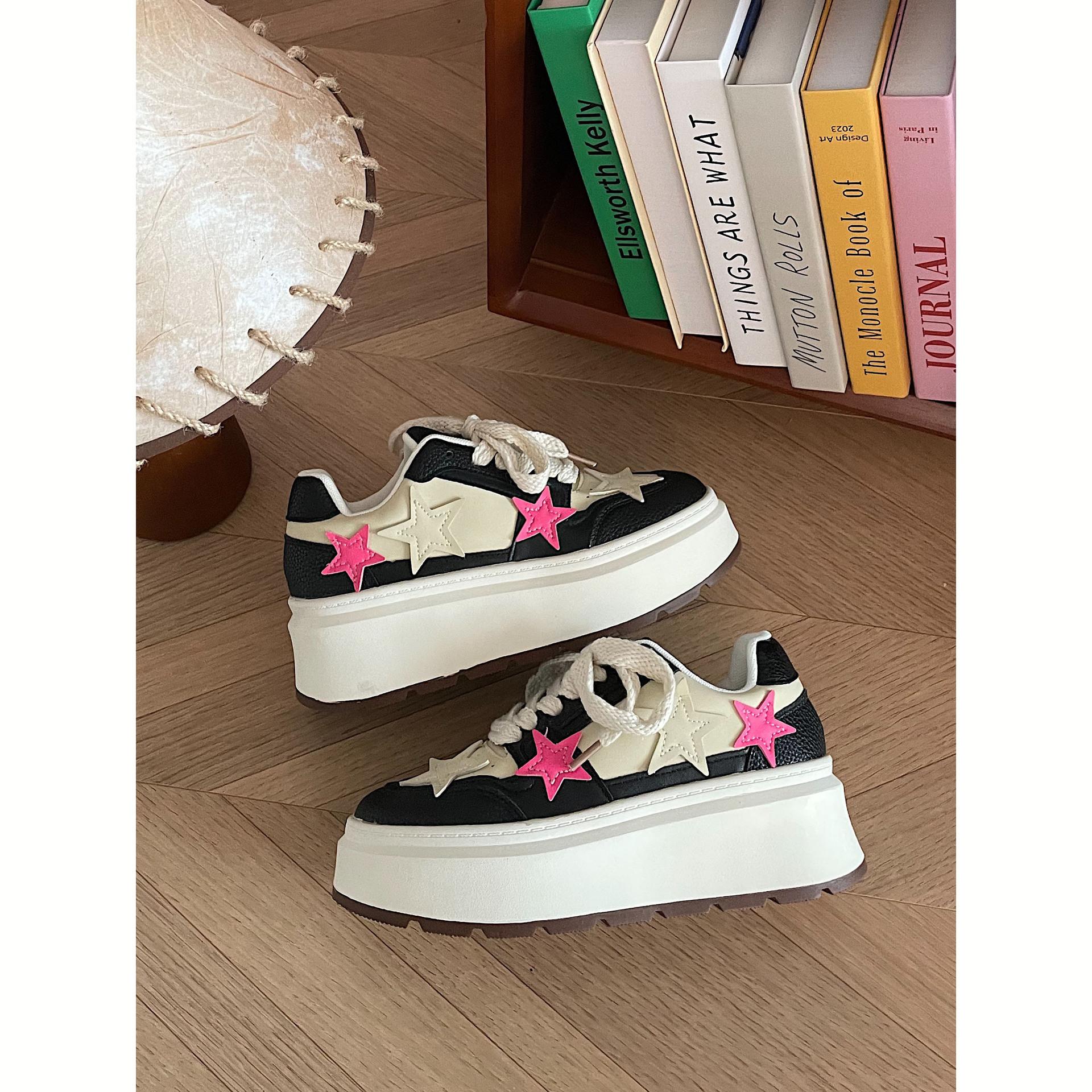Premium sense versatile height increase retro platform white shoes women s new spring and autumn students low-top sports board shoes 35 чорний
Premium sense versatile height increase retro platform white shoes women s new spring and autumn students low-top sports board shoes 35 чорний