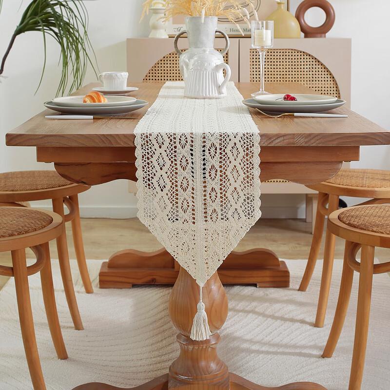 Vintage Openwork Crochet Cotton Table Runner 260cm Length
Vintage Openwork Crochet Cotton Table Runner 260cm Length