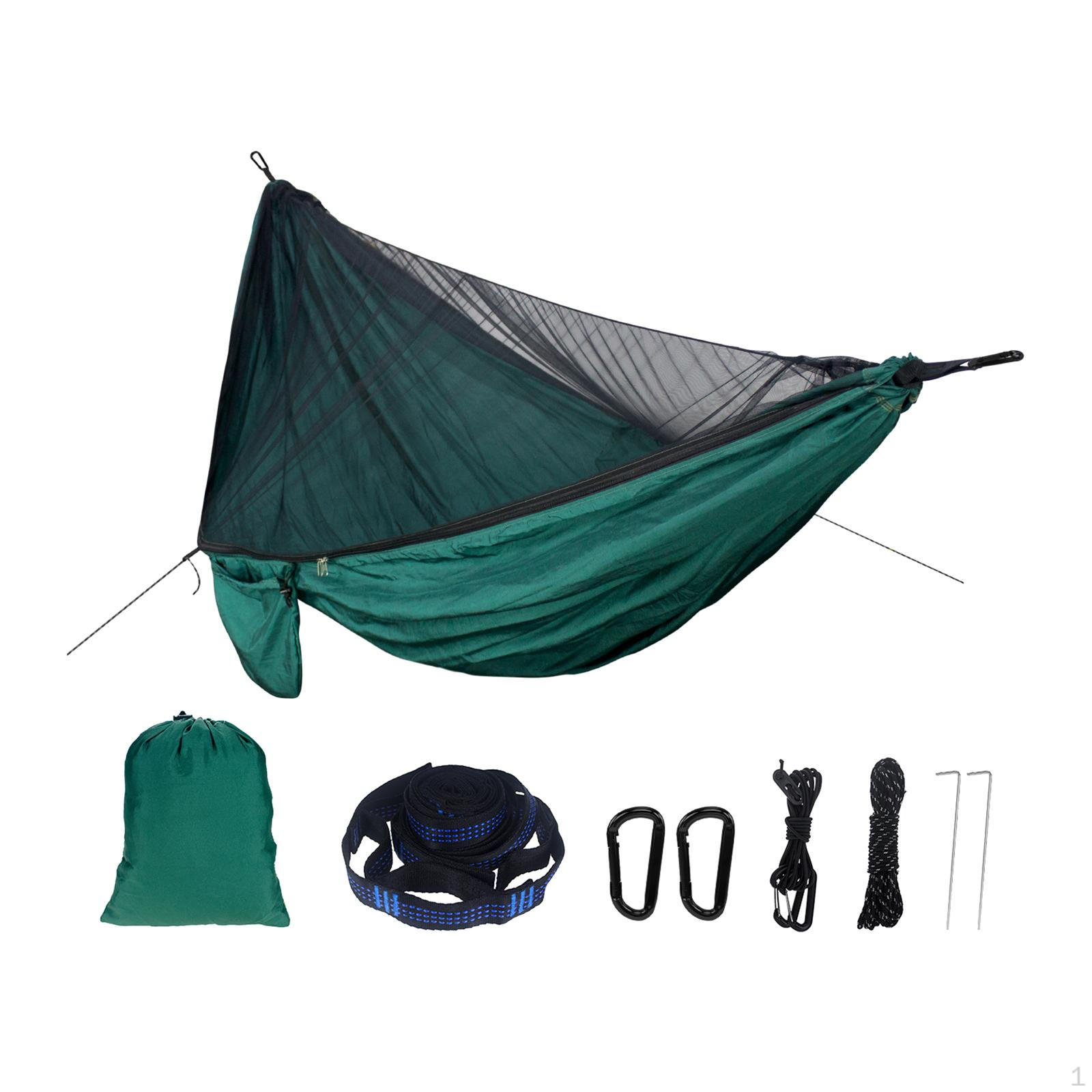 290x140cm Camping Hammock with Net Nylon Backpacking Hiking Travel Hanging Block Netting
290x140cm Camping Hammock with Net Nylon Backpacking Hiking Travel Hanging Block Netting