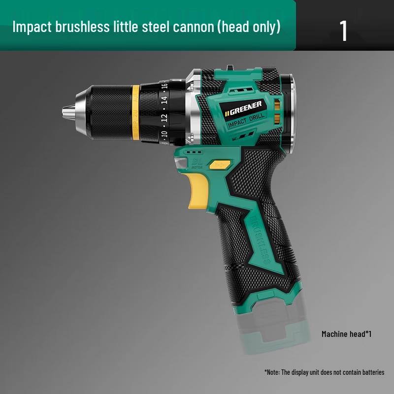 GREENER 16.8V Cordless Brushless Impact Drill CN plug (adapter included)
GREENER 16.8V Cordless Brushless Impact Drill CN plug (adapter included)