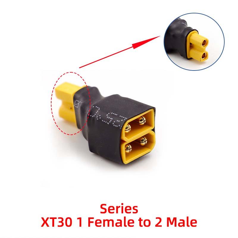 1PCS Amass lithium battery adapter XT30, XT60, XT90 series adapter parallel plug Series Package A
1PCS Amass lithium battery adapter XT30, XT60, XT90 series adapter parallel plug Series Package A