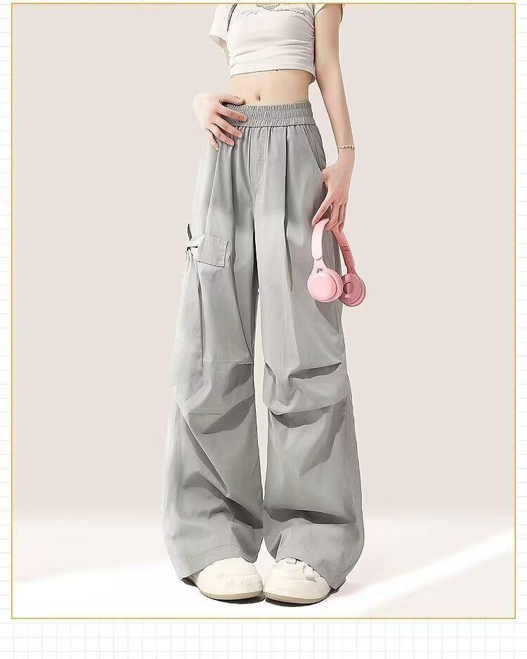 Women s Gray Bowknot Workwear Pants: High Waist, Loose Wide Leg, Elastic Woolen Trousers S сірий колір
Women s Gray Bowknot Workwear Pants: High Waist, Loose Wide Leg, Elastic Woolen Trousers S сірий колір