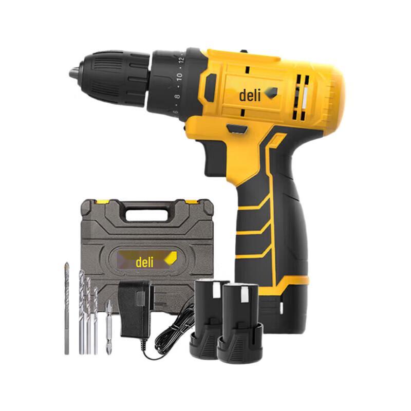 Deli 12V Lithium Cordless Drill with Tool Box CN plug (adapter included)
Deli 12V Lithium Cordless Drill with Tool Box CN plug (adapter included)