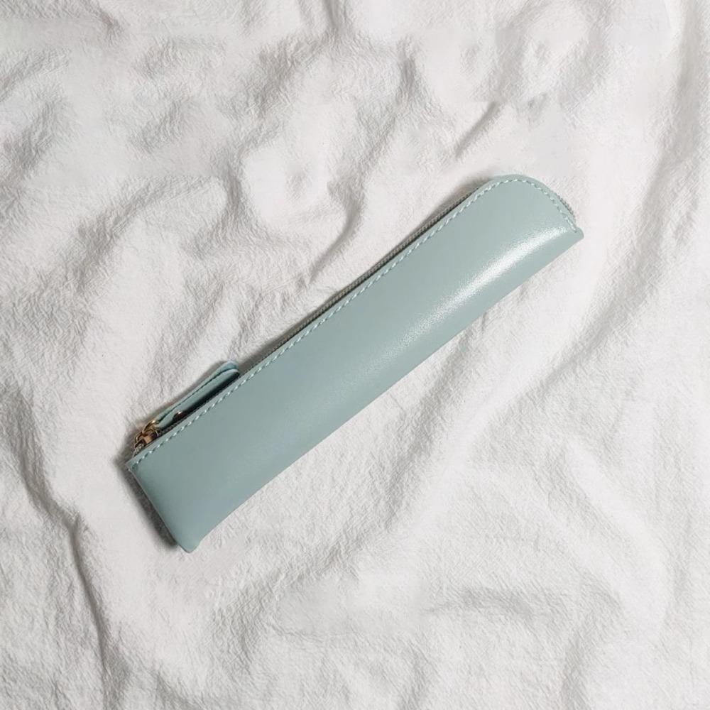 Soft Thin Pencil Case PU Pen Storage Bag Vintage Pencil Bags Office Accsesories синий
Soft Thin Pencil Case PU Pen Storage Bag Vintage Pencil Bags Office Accsesories синий