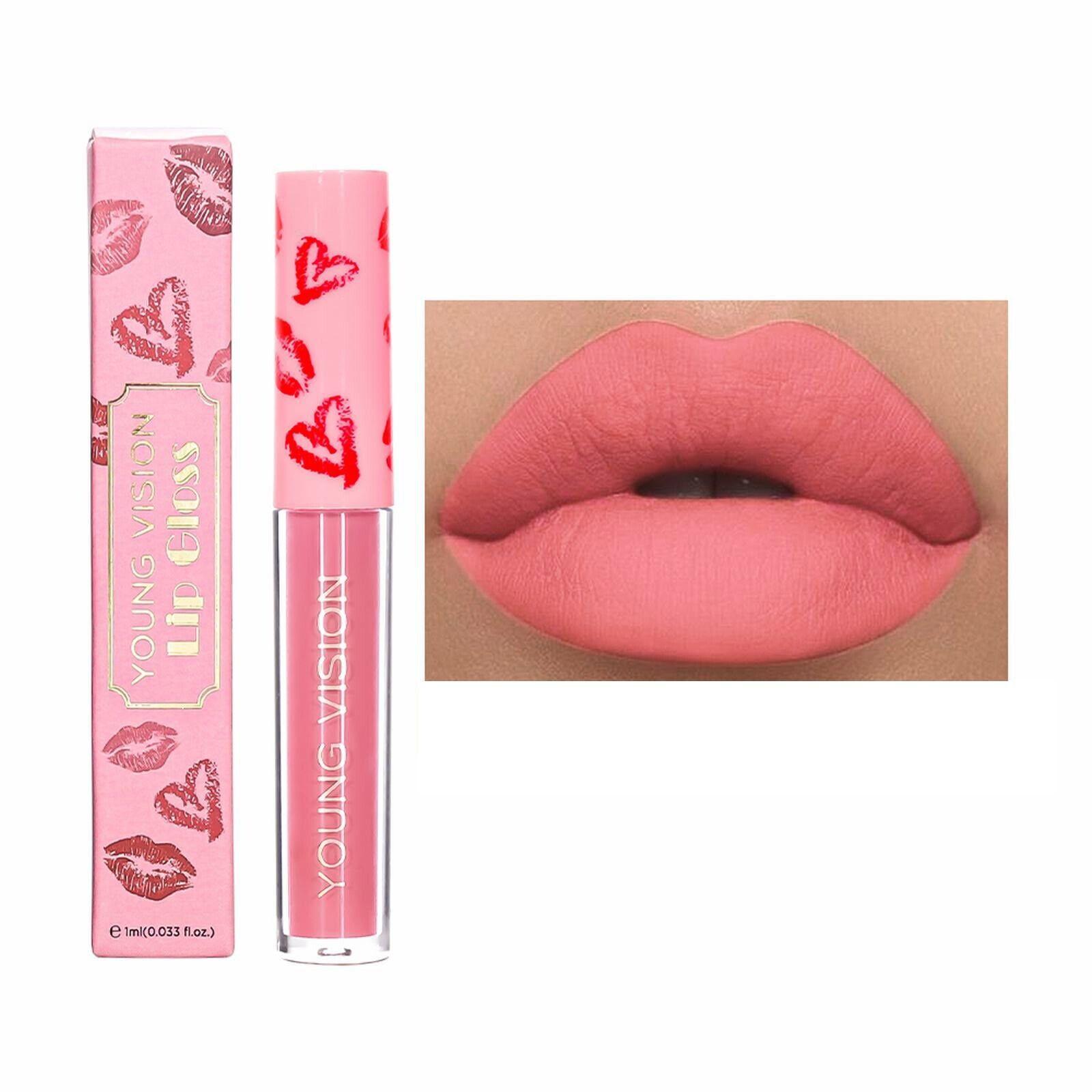 Сексуальный увлажняющий длительный матовый блеск для губ Помада Прочный износ с антипригарным покрытием One Size
Сексуальный увлажняющий длительный матовый блеск для губ Помада Прочный износ с антипригарным покрытием One Size