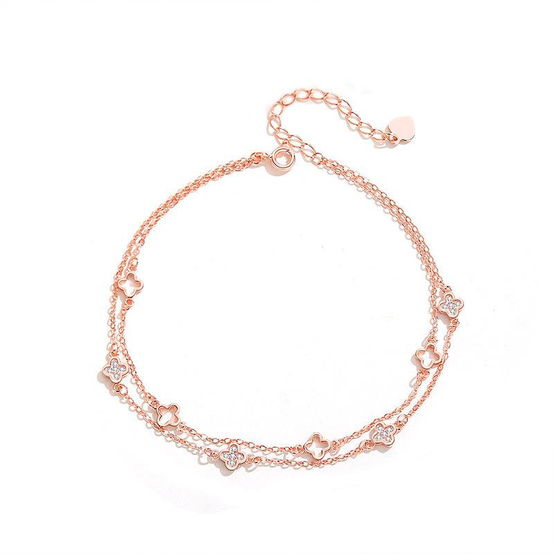 Four-leaf Clover Bracelet Women s European and American Fashion Simple Style Jewelry 18CM
Four-leaf Clover Bracelet Women s European and American Fashion Simple Style Jewelry 18CM