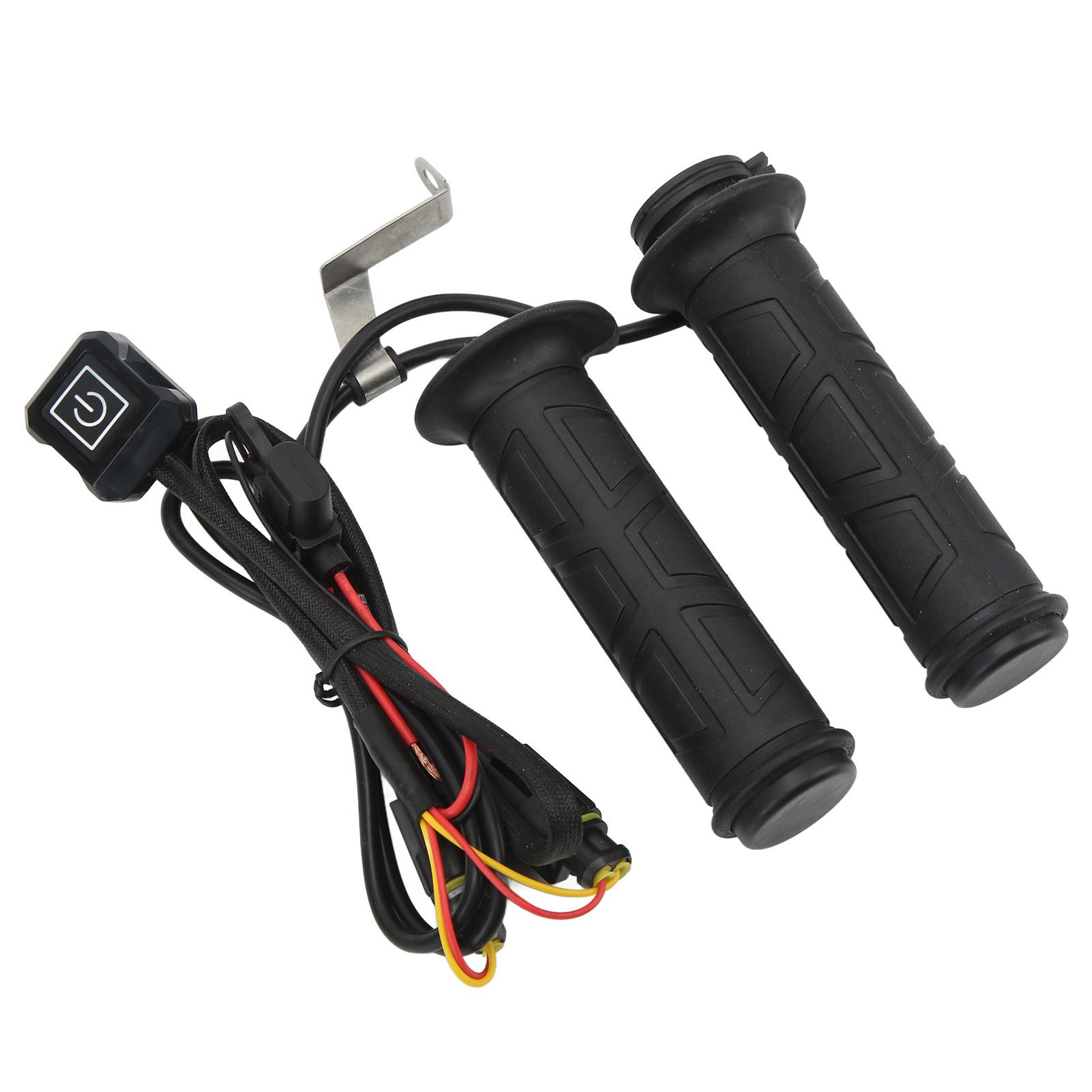 Motorcycle Heated Hand Grip 3 Levels Temperature Adjustment Electric Hand Grips for 22mm Pipe Diameter Motorbike DC12V
Motorcycle Heated Hand Grip 3 Levels Temperature Adjustment Electric Hand Grips for 22mm Pipe Diameter Motorbike DC12V