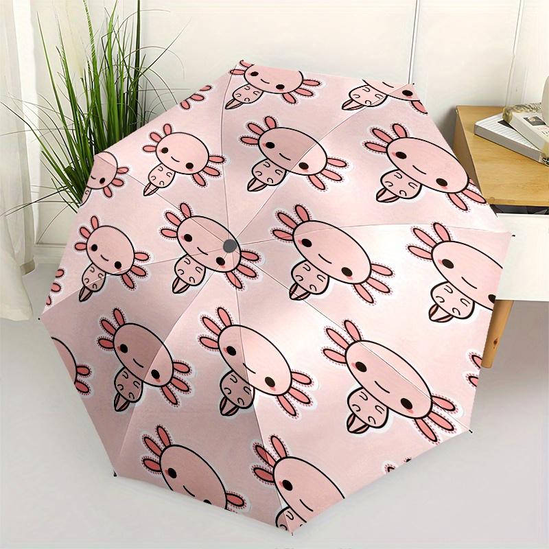 Axolotl, Cute Theme 8 Bone Hand Automatic Folding Fashion umbrella, Compact and Portable Design, A Perfect Gift for Birthday, Christmas or B
Axolotl, Cute Theme 8 Bone Hand Automatic Folding Fashion umbrella, Compact and Portable Design, A Perfect Gift for Birthday, Christmas or B