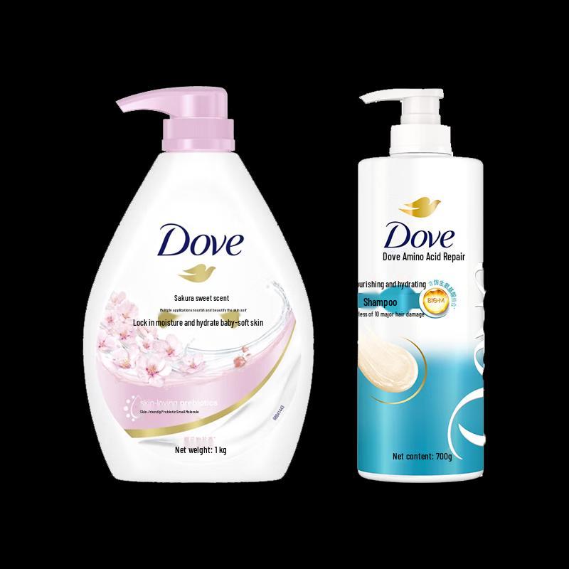 Dove Cherry Blossom Shower Milk & Hydrating Shampoo Set
Dove Cherry Blossom Shower Milk & Hydrating Shampoo Set