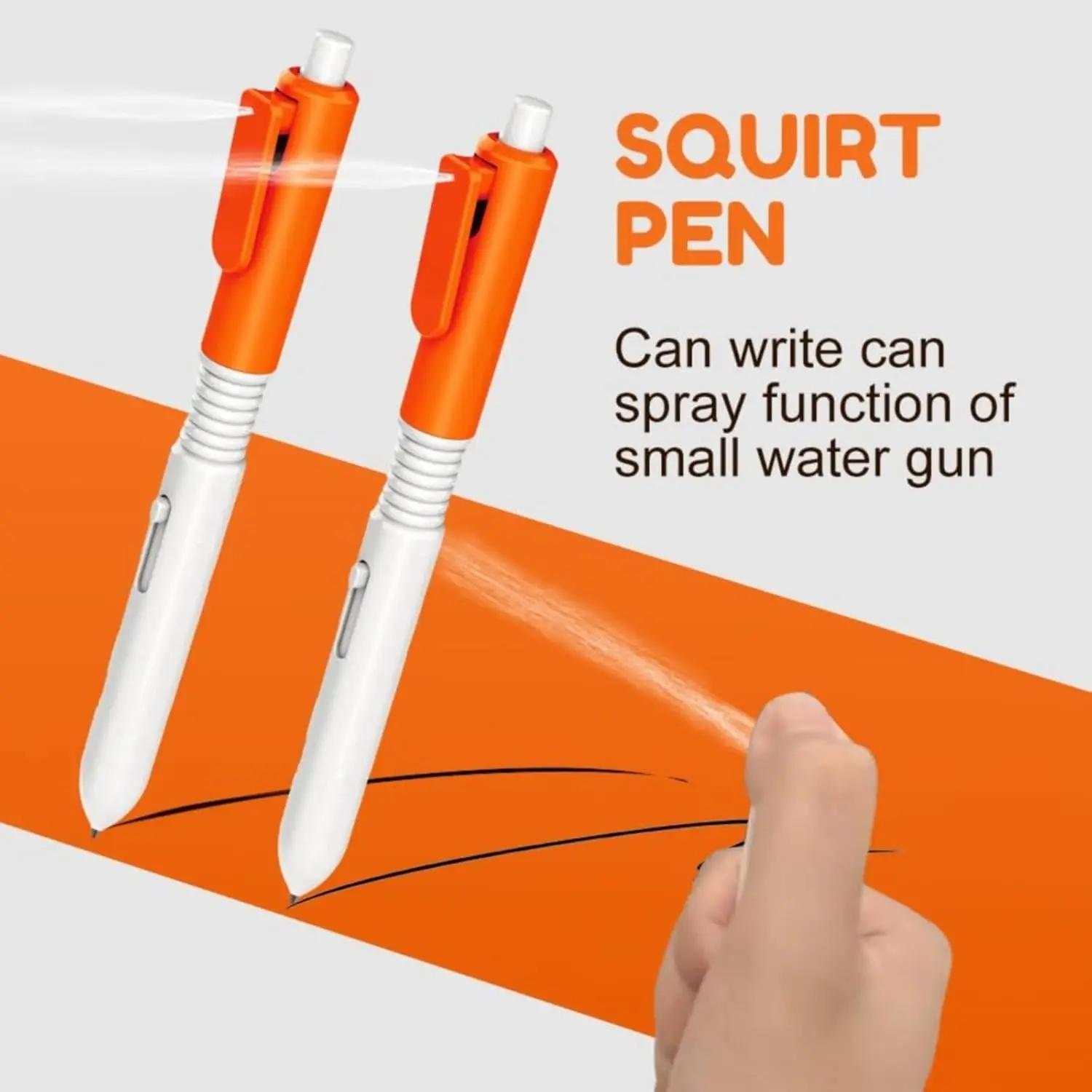 Water Gun Ballpoint Pen Function Stress Interactive Toy Pens for Kids Party Favors Student Gift Ergonomic Handle & Casing
Water Gun Ballpoint Pen Function Stress Interactive Toy Pens for Kids Party Favors Student Gift Ergonomic Handle & Casing