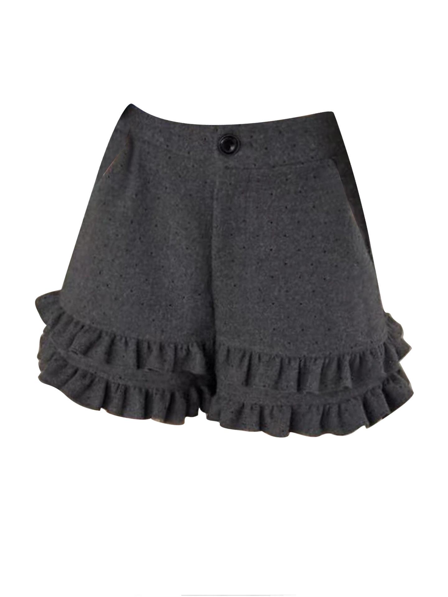 Slightly Curvy Women s Gray Lace Wide-Leg High-Waisted Wool Trousers for Spring and Autumn Extra Large
Slightly Curvy Women s Gray Lace Wide-Leg High-Waisted Wool Trousers for Spring and Autumn Extra Large