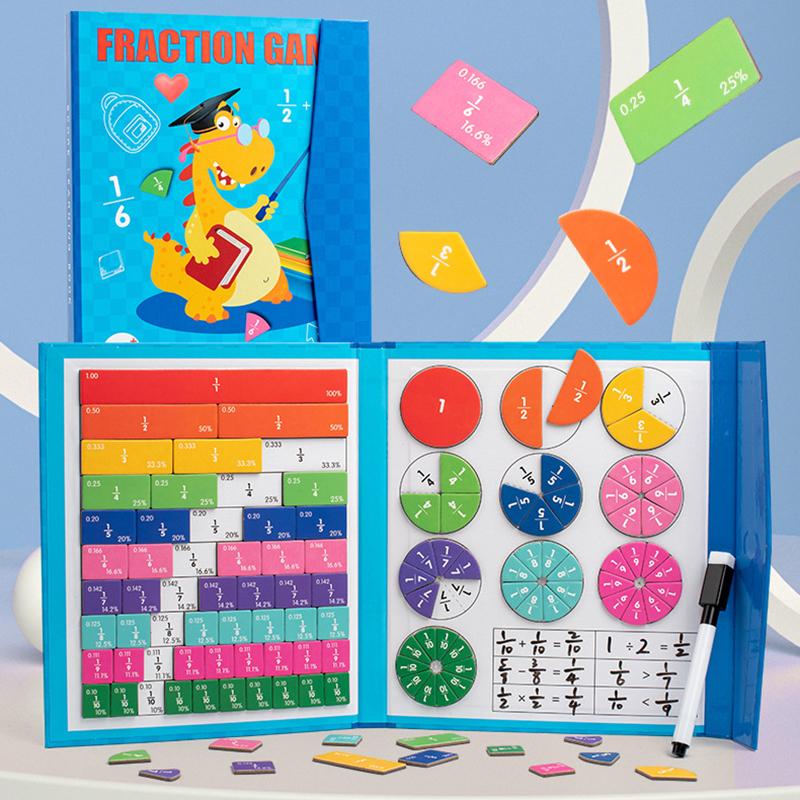 Wooden Magnetic Fraction Book Arithmetic Learning Math Toys Montessori Teaching Aids for Children Christmas Toys Education Gift
Wooden Magnetic Fraction Book Arithmetic Learning Math Toys Montessori Teaching Aids for Children Christmas Toys Education Gift