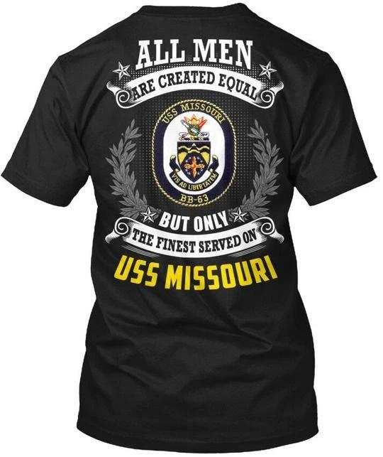 All Men Uss Missouri Bb-63 Created Equal Are But T shirt Made in USA S to 5XL XL
All Men Uss Missouri Bb-63 Created Equal Are But T shirt Made in USA S to 5XL XL