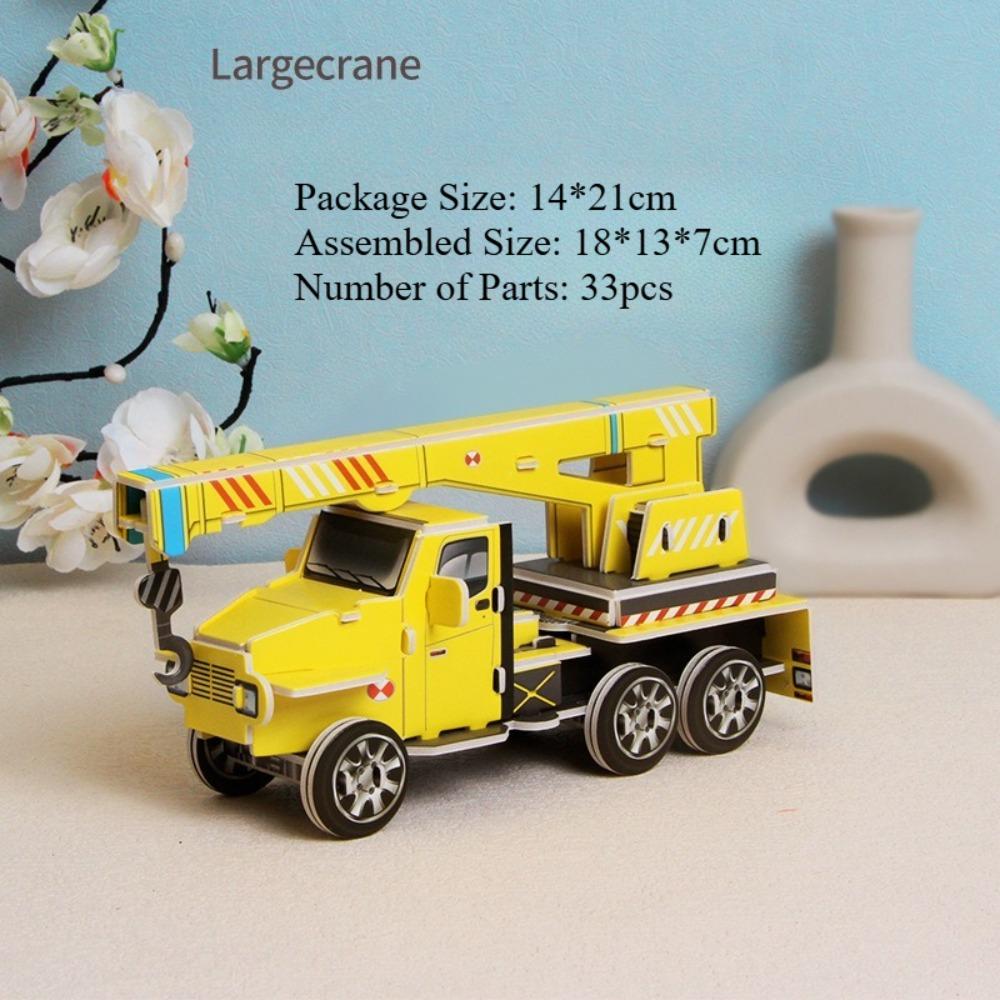 DIY 3D Paper Engineering Vehicle Puzzle Assembly Model Educational Brain Toy for Kids Boys Creative Construction Truck Gift WL-1690
DIY 3D Paper Engineering Vehicle Puzzle Assembly Model Educational Brain Toy for Kids Boys Creative Construction Truck Gift WL-1690