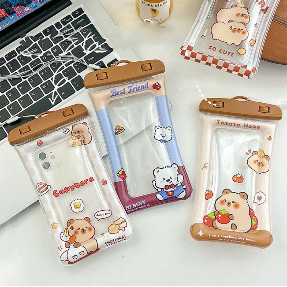 Kapibala Водонепроницаемая сумка из ПВХ для мобильного телефона Водонепроницаемая сумка для фестиваля опрыскивания водой
Kapibala Водонепроницаемая сумка из ПВХ для мобильного телефона Водонепроницаемая сумка для фестиваля опрыскивания водой