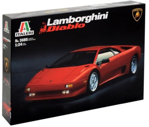 Platz Italeri 1/24 Lamborghini Diablo Plastic Model Kit IT3685 (Car)
Platz Italeri 1/24 Lamborghini Diablo Plastic Model Kit IT3685 (Car)