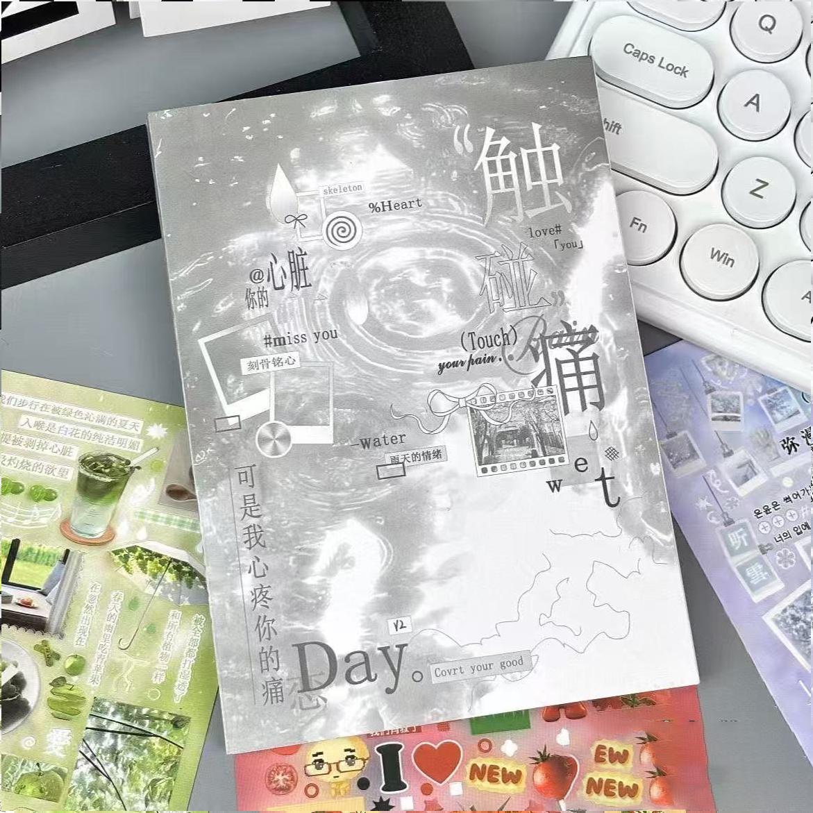 Retro Cute Korean Sticker Book Radio Touch Pain Sticker Book Collection Ins Student Diary Collage Material Cutting Sticker Gift
Retro Cute Korean Sticker Book Radio Touch Pain Sticker Book Collection Ins Student Diary Collage Material Cutting Sticker Gift