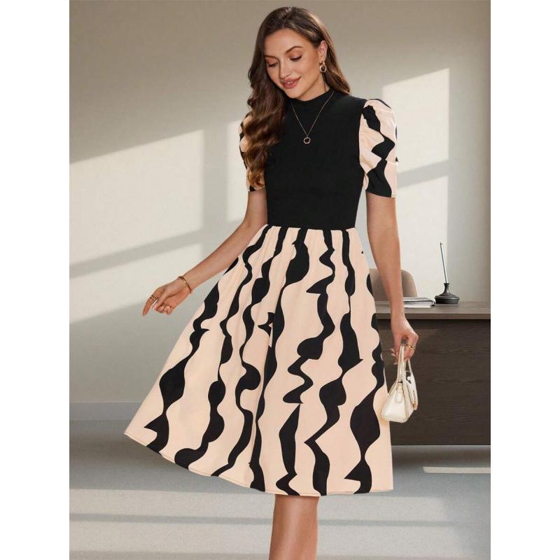 Round Neck Puff Sleeve Print Dress G 28420 Extra Large
Round Neck Puff Sleeve Print Dress G 28420 Extra Large